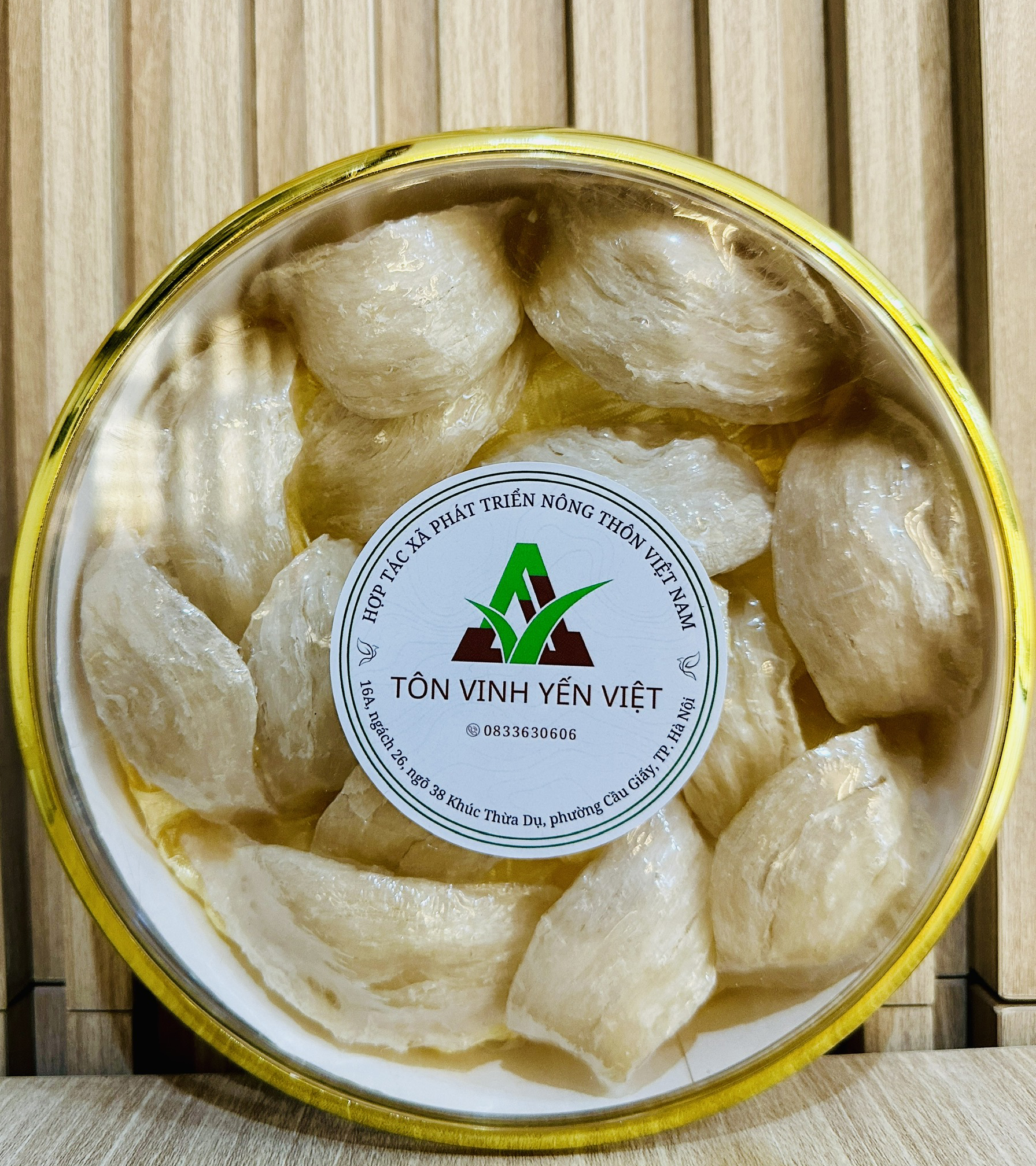 YẾN RÚT LÔNG KHÔ NGUYÊN TỔ 100gr
